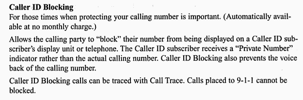 call id block